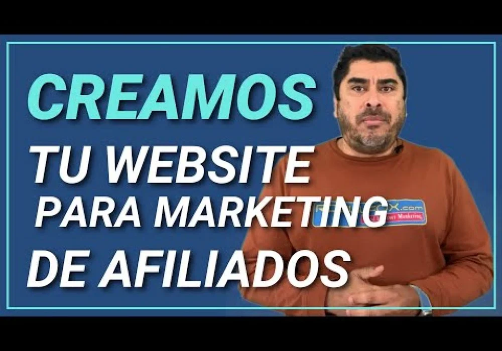Diseño de Página Web para Marketing de Afiliación o Afiliados