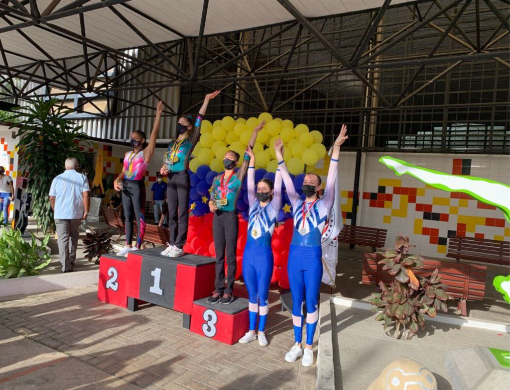 Gimnastas del Centro Italiano Venezolano de Caracas
