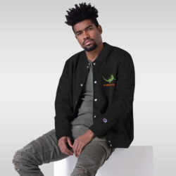 Embroidered Bomber Jacket