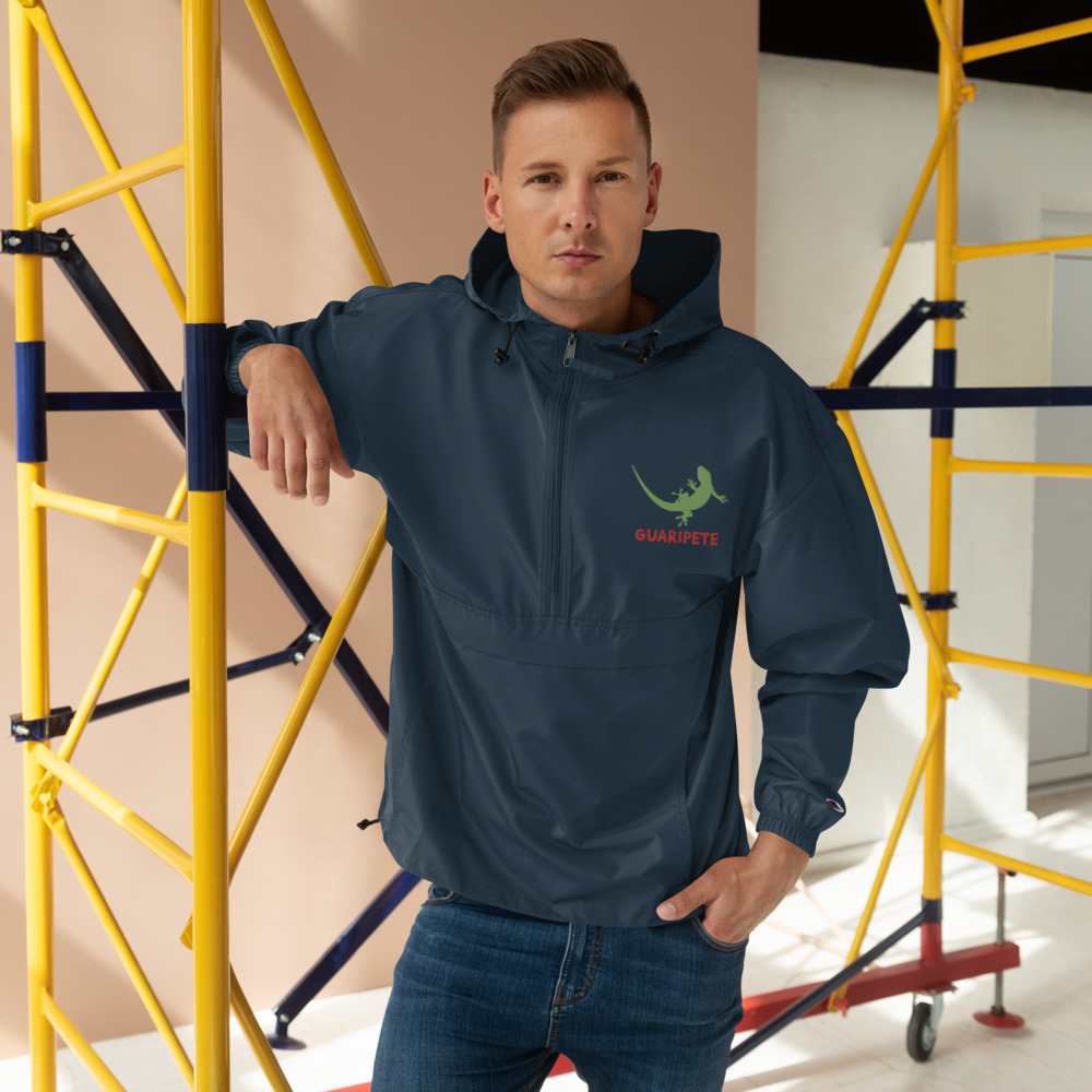 Embroidered Packable Jacket - Image 3