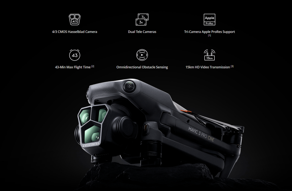 DJI Mavic 3, DJI Mavic 3 Pro, Hasselblad, DJI Mavic, Three camera drone, DJI Drones, Professional Drones, Red Wasp Drone, Drone Services Pensacola,