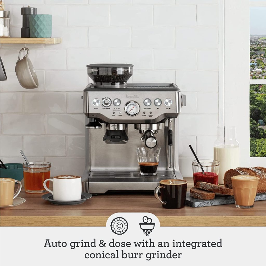 Espresso, Espresso Coffee, Espresso Coffee Machine, Breville, Milk Frother, Programmable Coffee Maker, Coffee Bean Grinder, Automatic Espresso, One-Touch Brew,