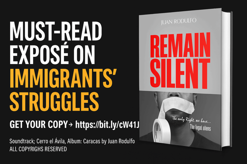 Book Remain Silent, the only right we have the legal aliens by Juan Rodulfo 3