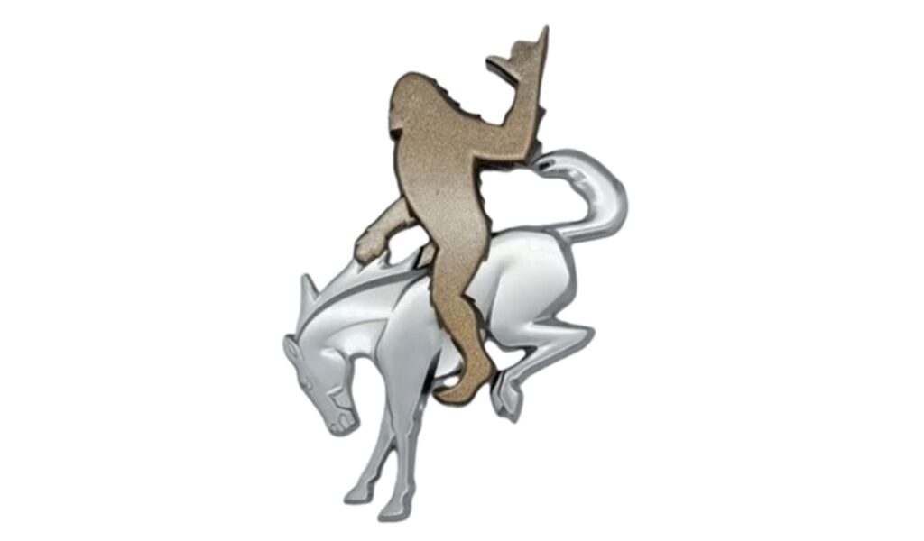 Add-A-Sasquatch Emblem for Bronco, 3x4 Inch, Adhesive Overlay Decal, 2021-2025 Models